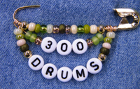 300 Drums pin