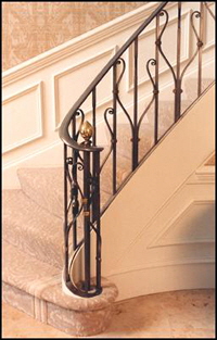 Curved Stair Railing